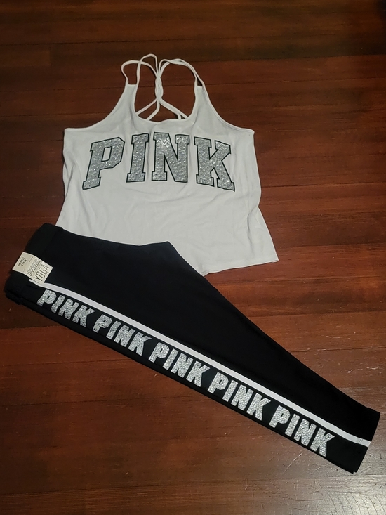 PINK Victoria's Secret Tops - Victoria Secret RARE Rhinestone Bling Set